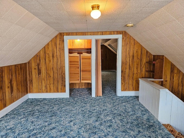 444 S Walnut St, Colville, WA 99114 - bonus room with wooden walls, lofted ceiling, and carpet