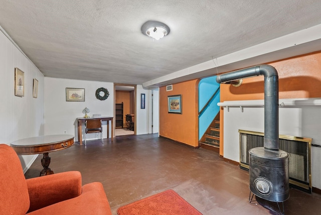 2503 W Upton Ave, Spokane, WA 99205 - finished basement featuring stairway and a textured ceiling