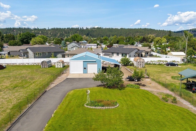 13715 E Rich Ave, Spokane Valley, WA 99216 - aerial view of residential area with a forest