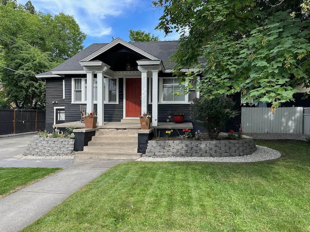 1617 S Bernard St, Spokane, WA 99203 - view of front of house featuring covered porch and roof with shingles