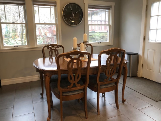 1617 S Bernard St, Spokane, WA 99203 - dining room featuring plenty of natural light, baseboards, and light tile patterned flooring
