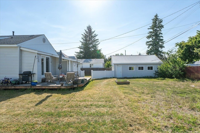 1306 W Euclid Ave, Spokane, WA 99205 - view of yard with a deck