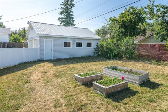 1306 W Euclid Ave, Spokane, WA 99205 - view of yard with a garden and an outbuilding