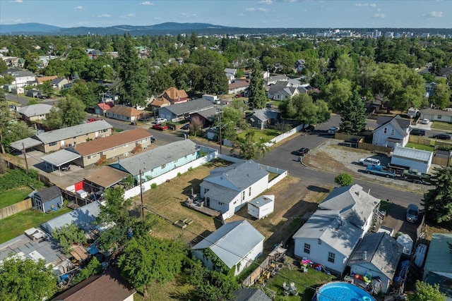 1306 W Euclid Ave, Spokane, WA 99205 - aerial view of residential area with a mountainous background