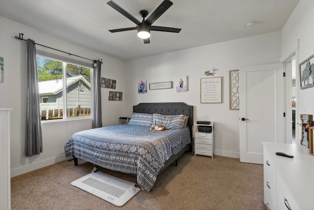 1812 E Columbia Ave, Spokane, WA 99208 - bedroom featuring carpet floors, baseboards, and ceiling fan