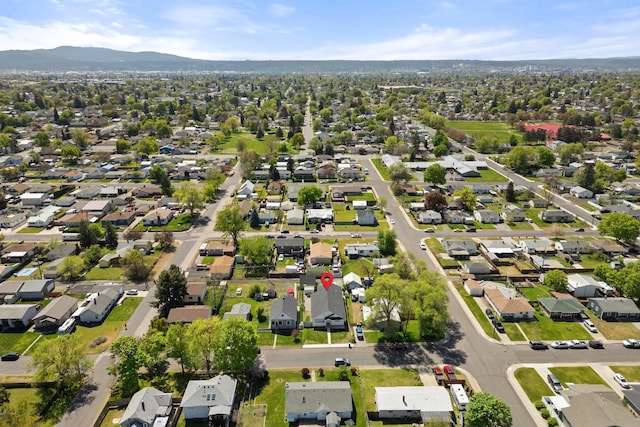 1812 E Columbia Ave, Spokane, WA 99208 - aerial view of residential area featuring a mountain backdrop