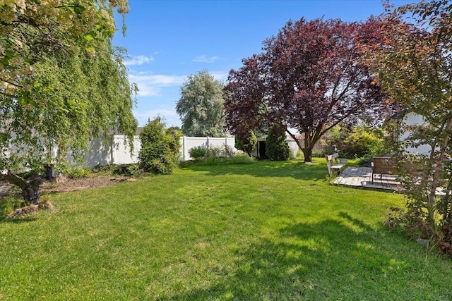 12512 W 10th Ave, Airway Heights, WA 99001 - view of yard featuring a deck