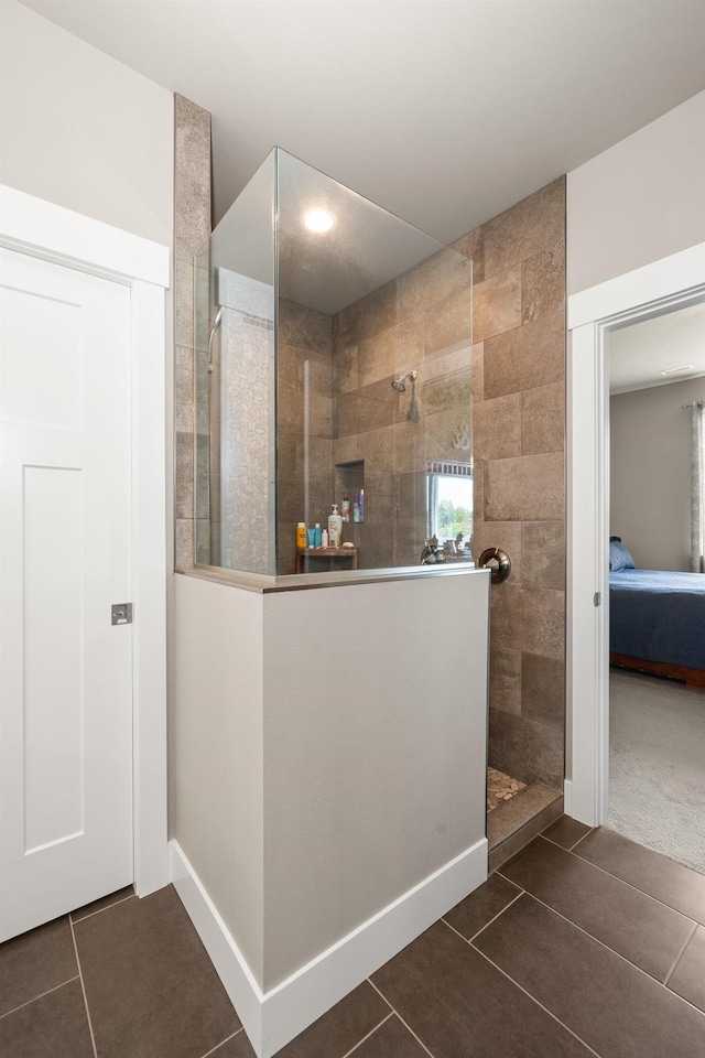 1473 W Jay Ct, Spokane, WA 99208 - ensuite bathroom featuring walk in shower and tile patterned floors
