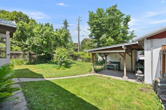 967 E 13th Ave, Spokane, WA 99202 - view of yard featuring a patio