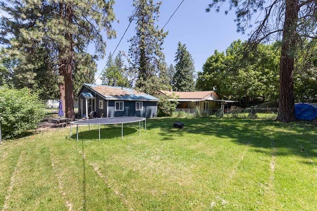 2002 15th Ave, Spokane, WA 99203 - view of yard with a trampoline