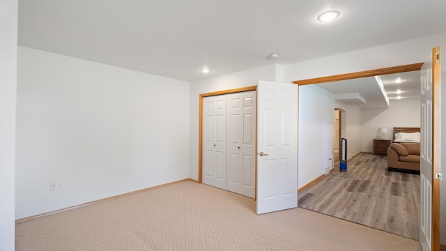 6314 W Skagit Ave, Spokane, WA 99208 - basement featuring light colored carpet, baseboards, and recessed lighting