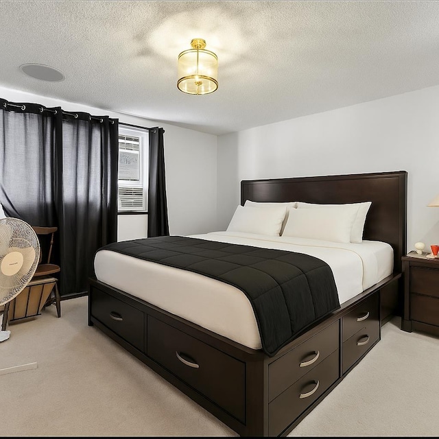 4405 E 46th Ave, Spokane, WA 99223 - bedroom featuring light carpet and a textured ceiling
