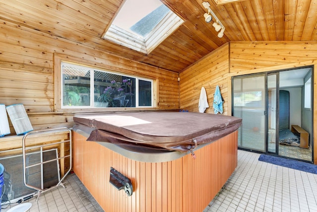 4405 E 46th Ave, Spokane, WA 99223 - view of patio with an indoor hot tub and a wooden deck