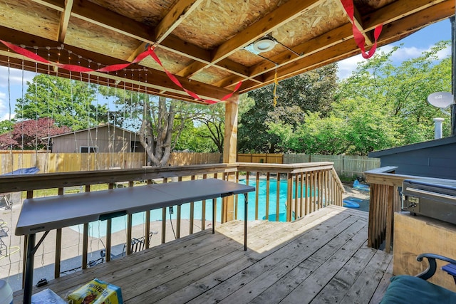 4405 E 46th Ave, Spokane, WA 99223 - wooden terrace with a fenced backyard
