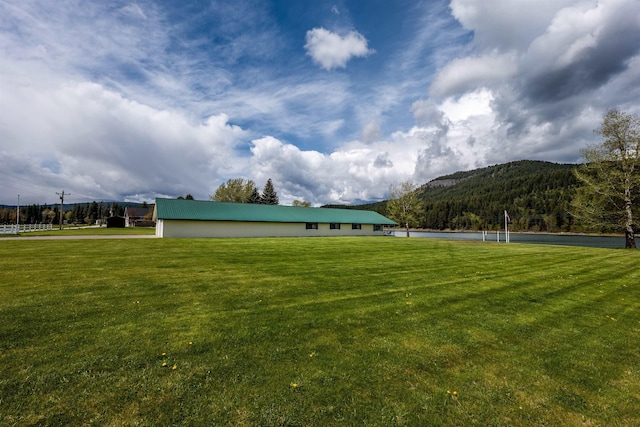1651 Riverbend Loop Rd, Cusick, WA 99119 - view of green lawn with a mountain view