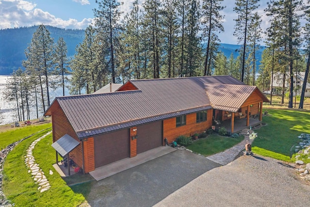 2378 Eagle River Way, Kettle Falls, WA 99141 - aerial view of property and surrounding area with a mountain backdrop