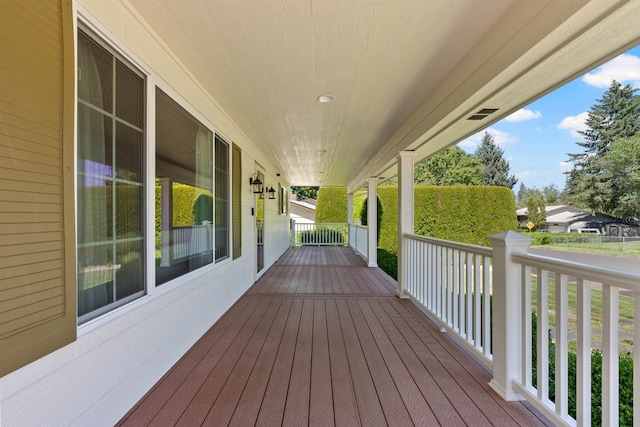 11605 N Merlin Dr, Spokane, WA 99218 - view of wooden porch