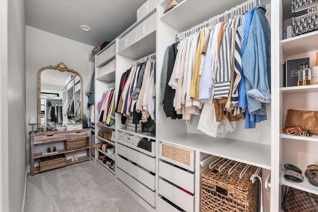 9610 S Mullen Hill Rd, Spokane, WA 99224 - walk in closet featuring light colored carpet