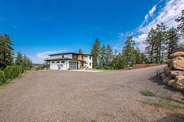 9610 S Mullen Hill Rd, Spokane, WA 99224 - contemporary home featuring gravel driveway