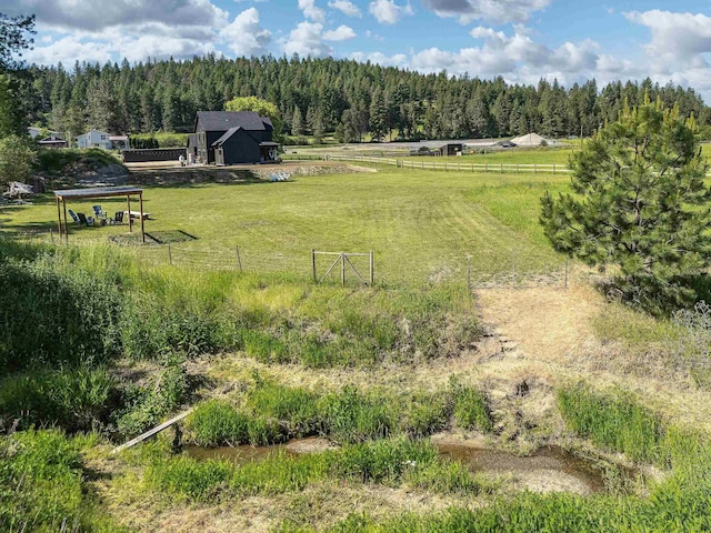 16106 N Mt Spokane Park Dr, Mead, WA 99021 - view of yard featuring a wooded view and a view of countryside