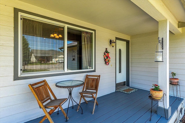 813 Tamarack Ln, Chewelah, WA 99109 - view of wooden porch
