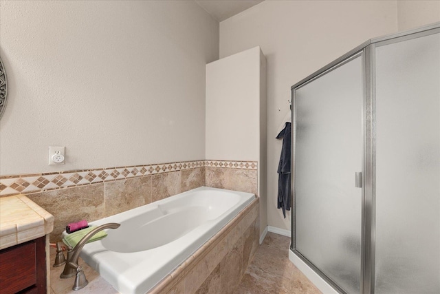 813 Tamarack Ln, Chewelah, WA 99109 - full bath featuring a garden tub and a stall shower