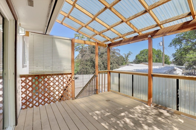 1517 E Olympic Ave, Spokane, WA 99207 - view of wooden terrace