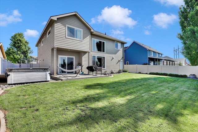726 E Colbert Rd, Colbert, WA 99005 - back of property featuring a fenced backyard and a patio area