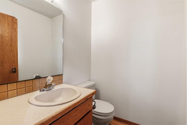 1621 E 65th Ave, Spokane, WA 99223 - half bathroom with vanity and backsplash