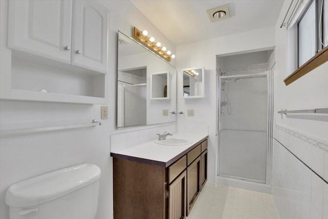 4717 S Skipworth Rd, Spokane Valley, WA 99206 - full bathroom with vanity and a stall shower