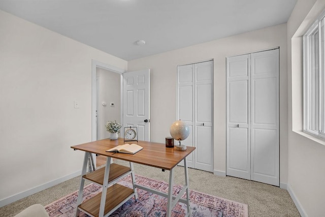 1501 N Lily Rd, Spokane, WA 99212 - office area with light carpet and baseboards