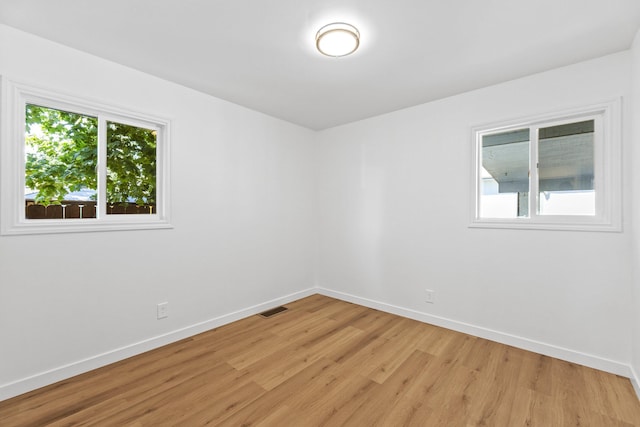 3927 E Fairview Ave, Spokane, WA 99217 - spare room featuring light wood-type flooring and baseboards