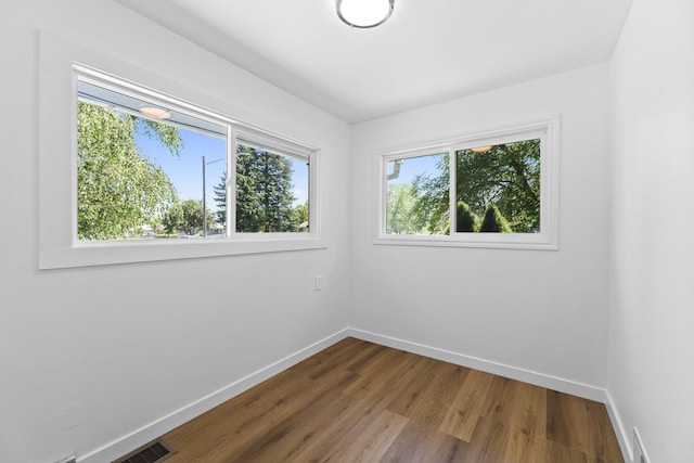 3927 E Fairview Ave, Spokane, WA 99217 - spare room with baseboards and wood finished floors