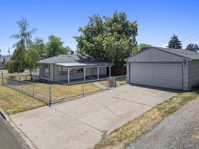 3927 E Fairview Ave, Spokane, WA 99217 - single story home featuring a detached garage, an outbuilding, and a gate