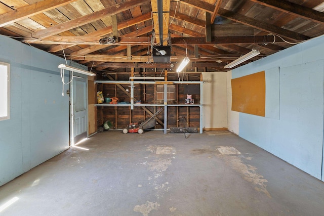 3927 E Fairview Ave, Spokane, WA 99217 - garage with a garage door opener and wood ceiling