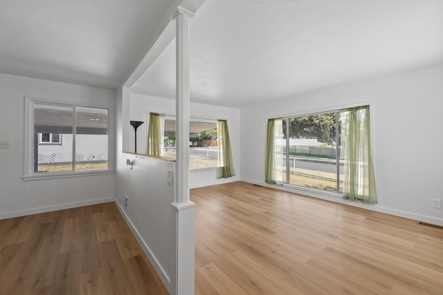 3927 E Fairview Ave, Spokane, WA 99217 - empty room with wood finished floors and baseboards