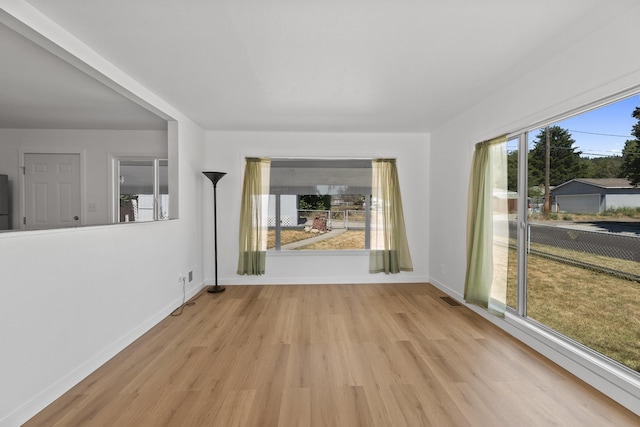 3927 E Fairview Ave, Spokane, WA 99217 - empty room featuring light wood finished floors and baseboards
