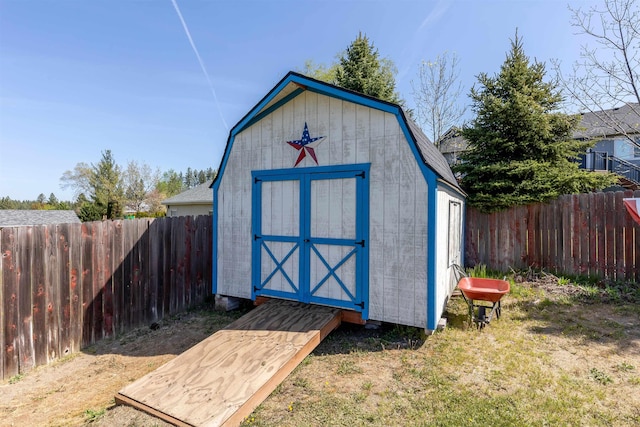 15204 N Chesapeake Rd, Mead, WA 99021 - view of shed with a fenced backyard