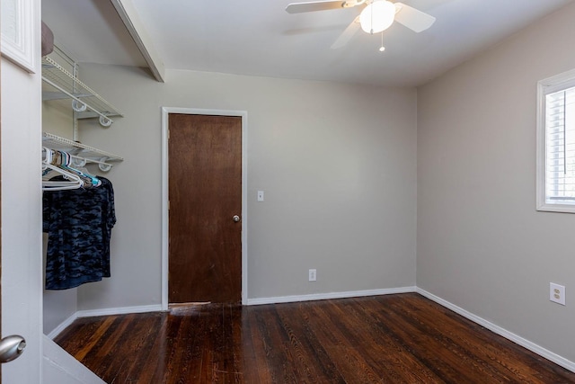 337 Lehigh Hill Rd, Metaline Falls, WA 99153 - empty room with wood finished floors and a ceiling fan