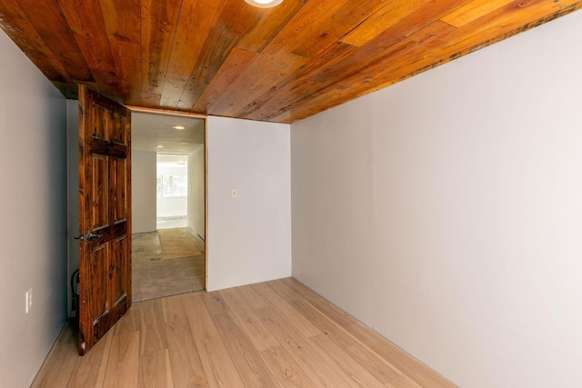 337 Lehigh Hill Rd, Metaline Falls, WA 99153 - empty room with light wood-style floors and wooden ceiling