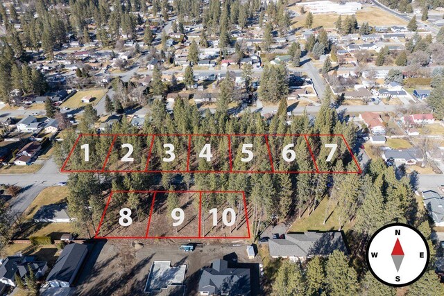 11206 E 27th Ave Lot 10, Spokane Valley, WA 99206 - map / location featuring property boundaries highlighted
