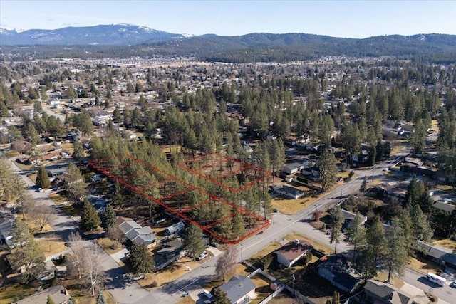 11119 E 27th Ave Lot 3, Spokane Valley, WA 99206 - drone / aerial view of a mountainous background