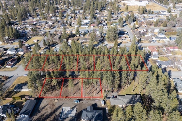11119 E 27th Ave Lot 3, Spokane Valley, WA 99206 - aerial perspective of suburban area with property boundaries highlighted