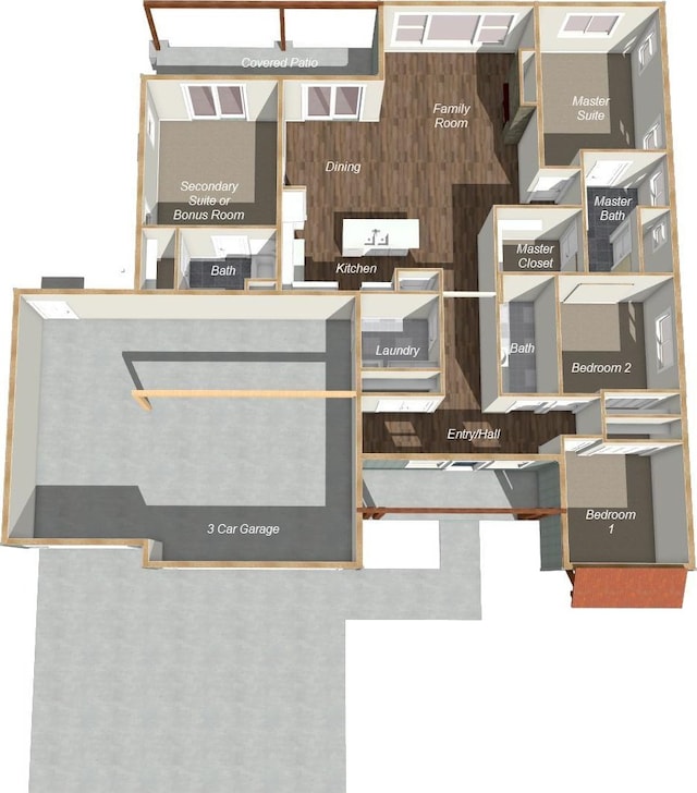 11119 E 27th Ave Lot 3, Spokane Valley, WA 99206 - view of property floor plan
