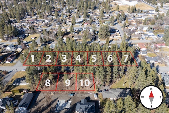 11119 E 27th Ave Lot 3, Spokane Valley, WA 99206 - map / location featuring property parcel outlined