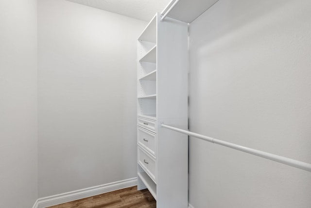 1010 E Montgomery Ave, Spokane, WA 99207 - walk in closet featuring dark wood-style floors