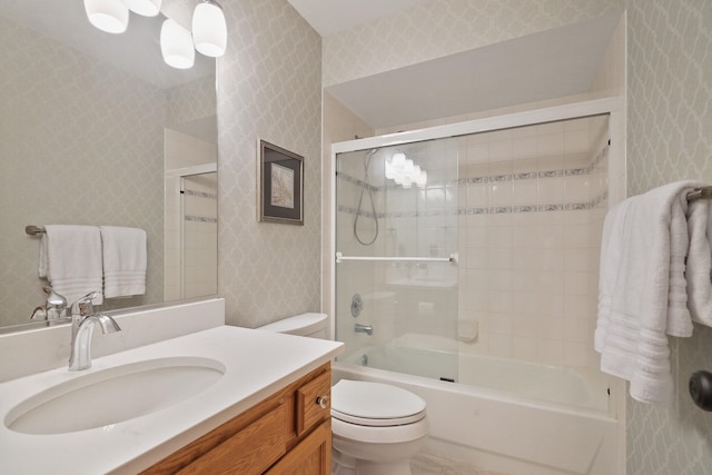 7802 E Timber Ridge Ln, Spokane Valley, WA 99212 - full bath featuring vanity and enclosed tub / shower combo