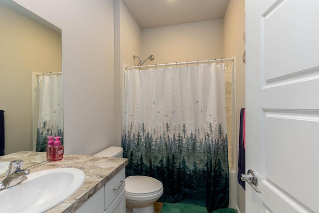 5414 E Bridgeport Ct, Spokane, WA 99217 - full bath with vanity and a shower with curtain
