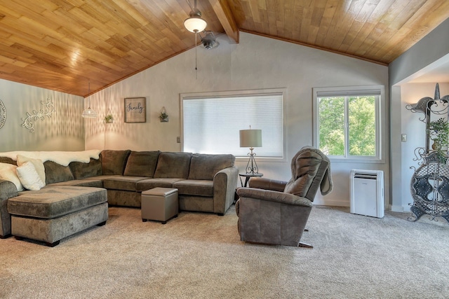 1407 S Shamrock St, Veradale, WA 99037 - carpeted living room featuring wooden ceiling