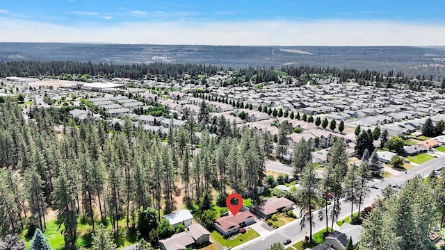 5311 W Shawnee Ave, Spokane, WA 99208 - aerial perspective of suburban area featuring a forest